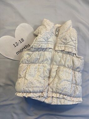 The Children's Place - White Puffer Vest